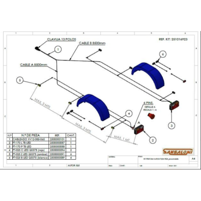 Kit Led S-6923-7825