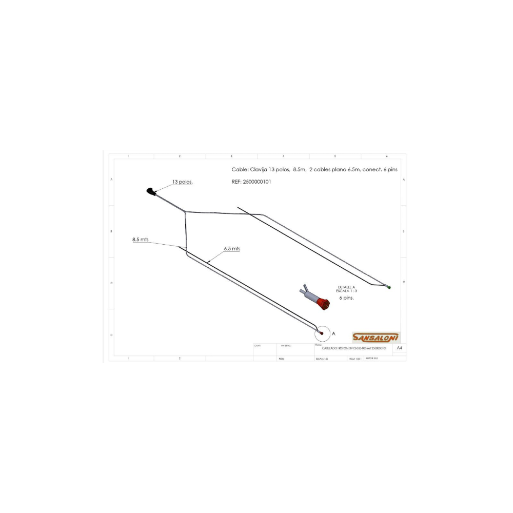 Cableado XV12-085-065