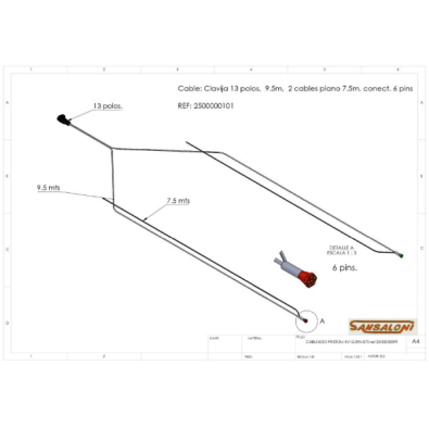 Cableado XV12-095-075