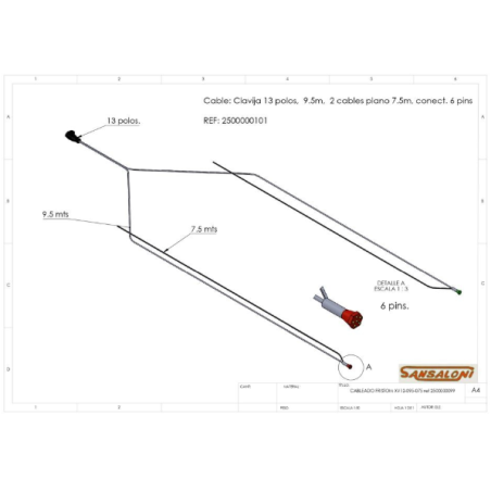 Cableado XV12-095-075