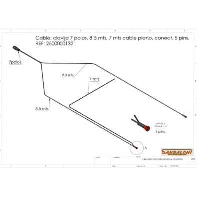Cableado IIA-085-070