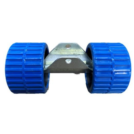 Soporte lateral doble rodillo + rodillos 40
