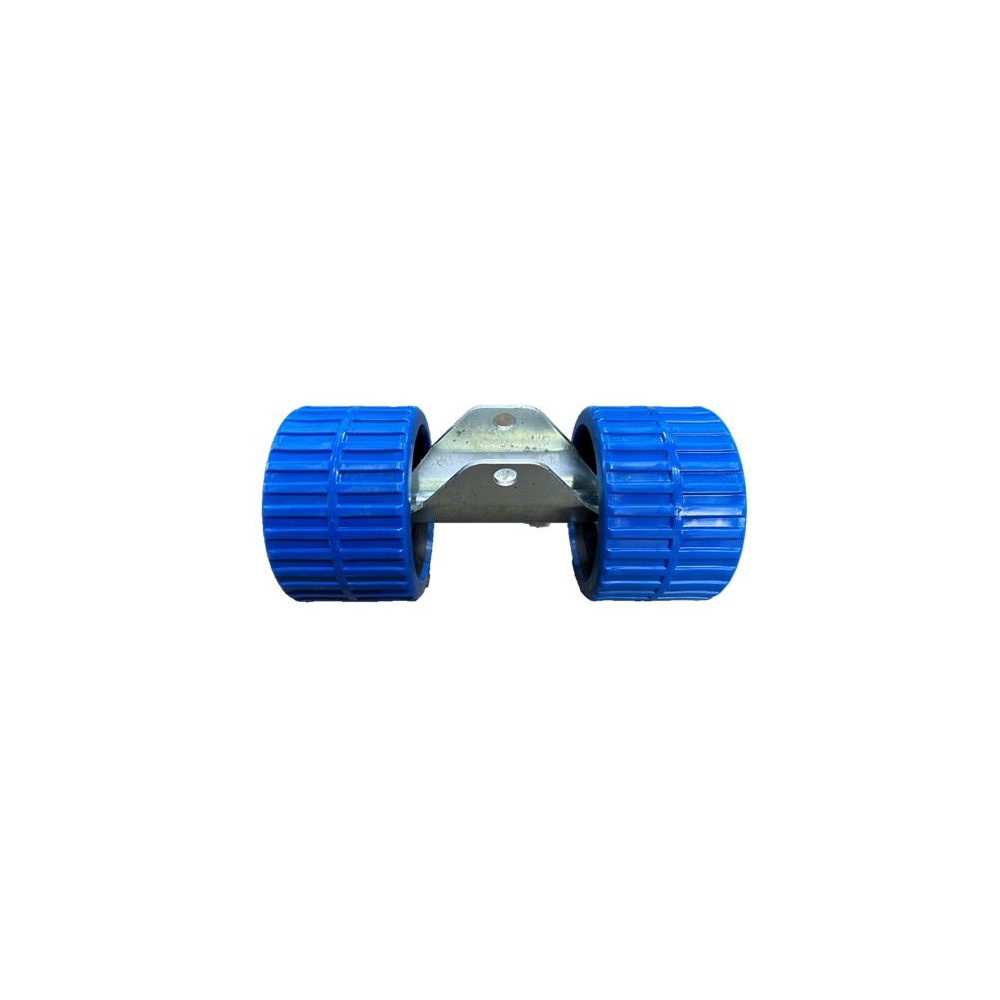 Soporte lateral doble rodillo + rodillos 60