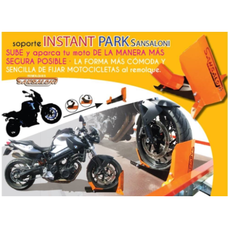 Soporte rueda moto
