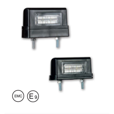 Luz Led matrícula