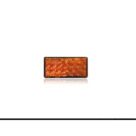 Catadióptrico naranja rectangular